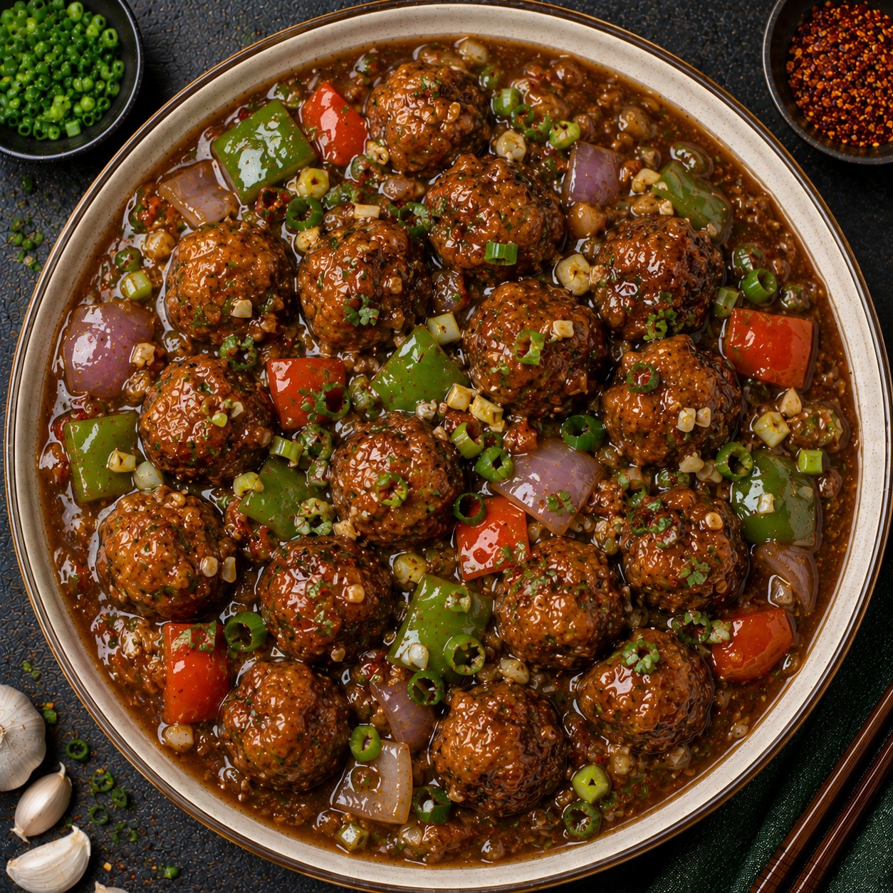 Chicken Manchurian (Gravy)